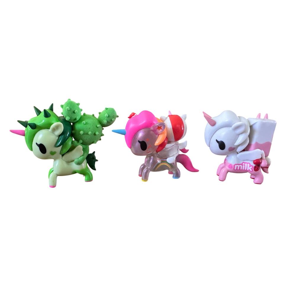 Lot Of 3 Tokidoki Unicorno Figures Vinyl Collectibles View 2
